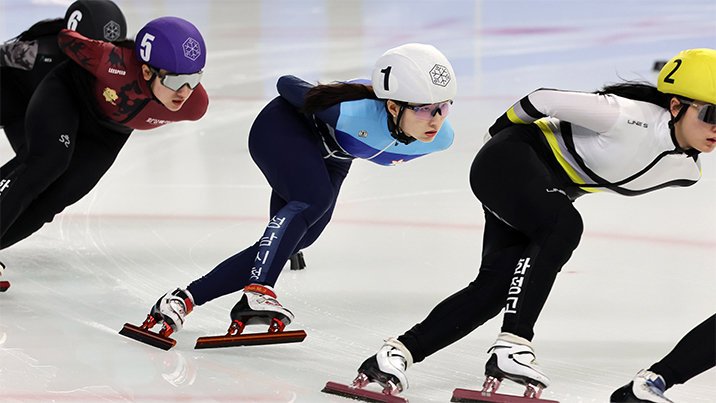‘올림픽 은퇴’ 최민정, 쇼트트랙 국가대표 선발전 1위