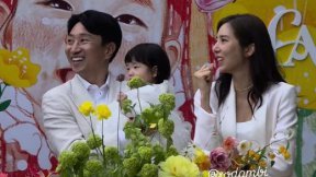 손담비♥이규혁, 성대한 야외 돌잔치 열었다…눈물 흘린 ‘딸맘’