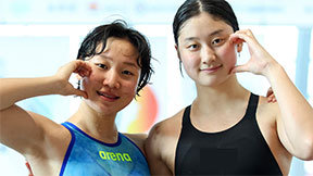 배영 차세대 이은지-김승원 金물살… “亞 정상 향해 GO!”