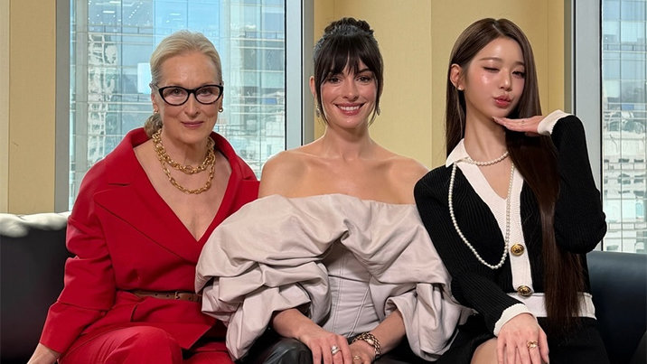 장원영, 메릴 스트립·앤 해서웨이 사이서 뽐낸 ‘월드 클래스’ 미모