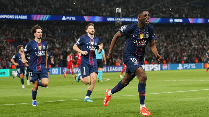 9골 주고받는 난타전 끝에 PSG, 뮌헨에 챔피언스리그 준결승 1차전 5-4 승리