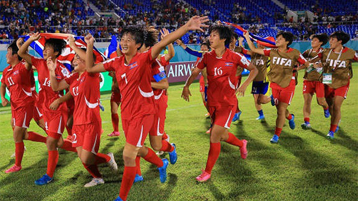 북한 U17 여자축구, 태국 꺾고 아시안컵 4강…월드컵 출전 확보