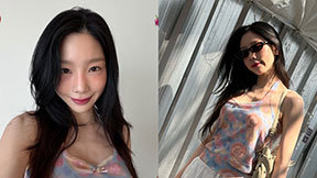 태연, 과일 이모티콘 셀카도 러블리…휴가 분위기 물씬