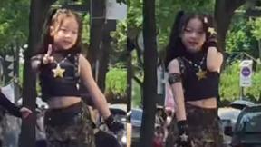 소유진 막내딸, 무대 위 걸그룹 뺨치는 춤 실력 자랑