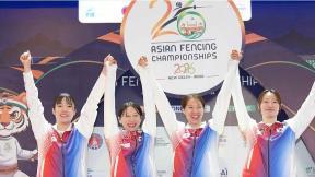 펜싱 여자 사브르, 아시아선수권 단체전 우승…남자 에페는 銅