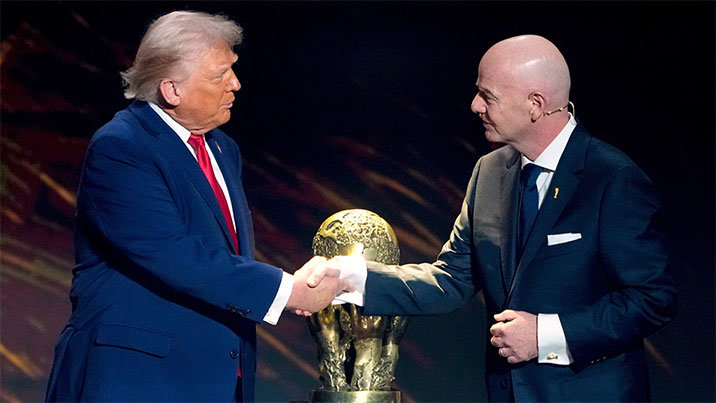 “트럼프 부탁인가” 물었는데 침묵…FIFA, 발로군 징계유예 논란 답변 거부