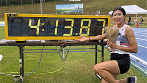 박나연, 4분13초87로 34년 만에 ‘여자 1500m 한국신기록’