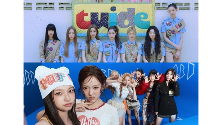 ‘하이브’ 튜이드 vs ‘JYP’ 아워벌스데이…신인 걸그룹으로 맞붙는다