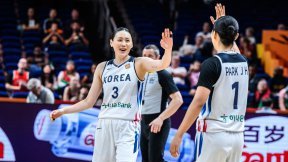 여자 농구 주장 강이슬 “월드컵 첫 경기 승리 기뻐…자신감 얻었다”