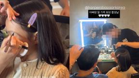 차예련♥주상욱 딸, 인생 첫 화보 촬영 “소질 있었네”