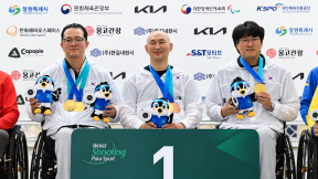 세계신기록 쏘고 3관왕…‘파리 2관왕’ 박진호, 세계선수권까지 접수