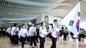 ‘개막 D-2’ 한국 선수단 본단, ‘결전의 땅’ 나고야로 출국
