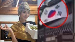 김규리, 거꾸로 태극기 갖은 추측에 법적대응 시사 “수확의 계절인가”