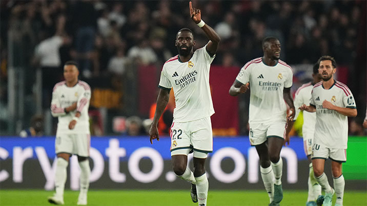 레알 마드리드, 8분간 3골 폭발…UCL 2차전 로마에 4-3 역전승