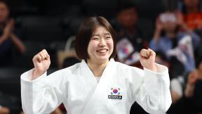 ‘아시안게임 금메달’ 유도 허미미, 전국체전 57㎏급 우승…5연패