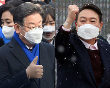 이재명 “코스피 5000 달성” 윤석열 “주식양도세 폐지”