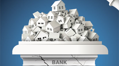 경매 넘어간 부동산 급증… 5대 은행, 10조원 물렸다