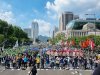 민노총, 서울 대규모 집회도로 통제로 도심 몸살