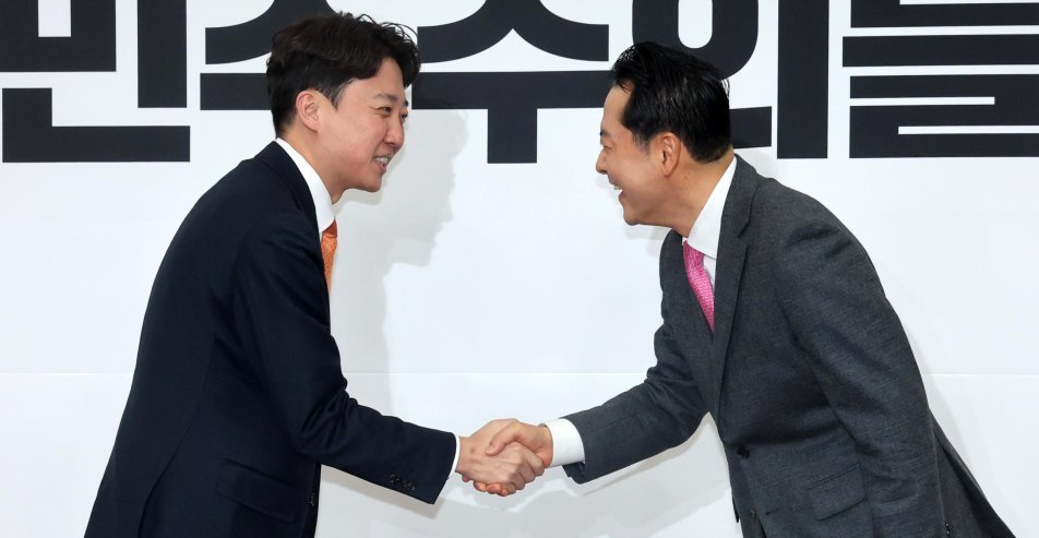 장동혁-이준석 지선앞 첫 만남 “통일교-공천헌금 특검 추진”