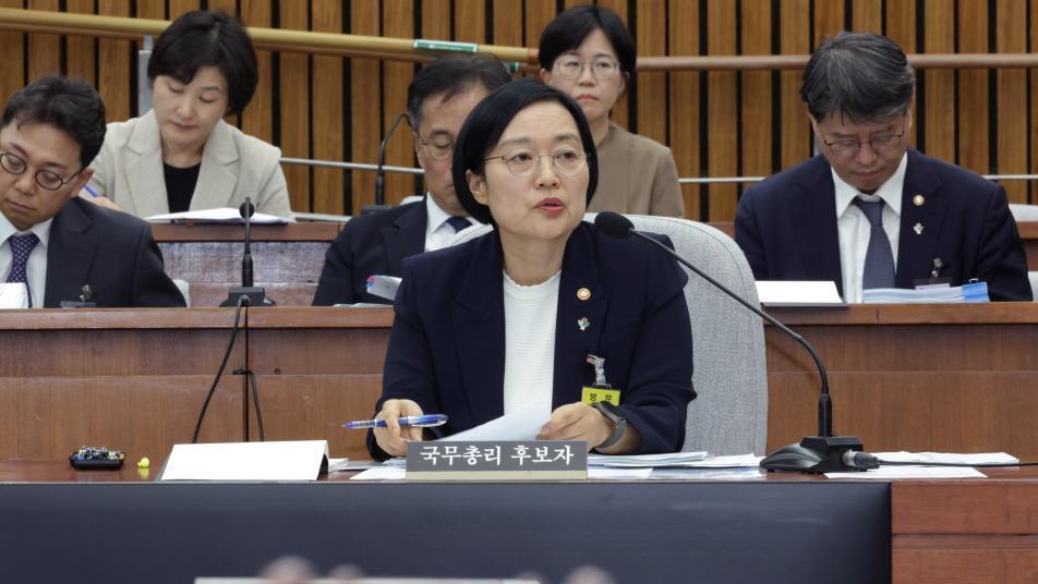 청문회 어려워요…한성숙 총리 후보자가 가슴 쓸어내린 순간!