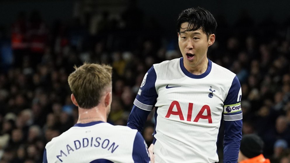 손흥민, 시즌 4호 도움…토트넘, 맨시티전 4-0 대파