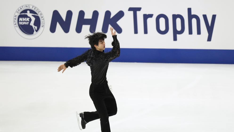 차준환, 그랑프리 4차 대회 쇼트 3위…유영도 3위서 메달 도전