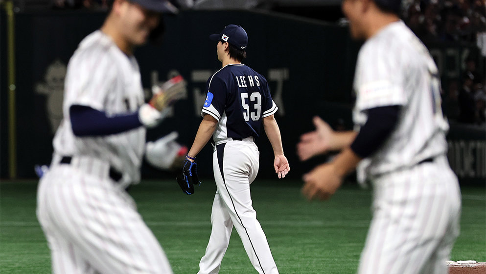 한국 야구, 일본과 평가전서 4-11 완패…한일전 10연패 수모