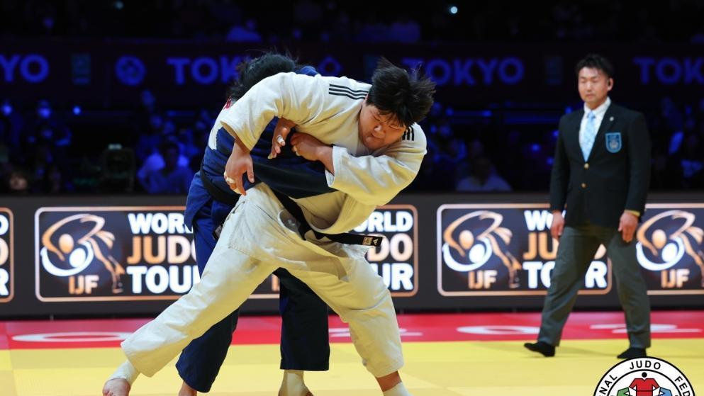 유도 유망주 ‘여고생’ 이현지, 김하윤 꺾고 도쿄 그랜드슬램 우승