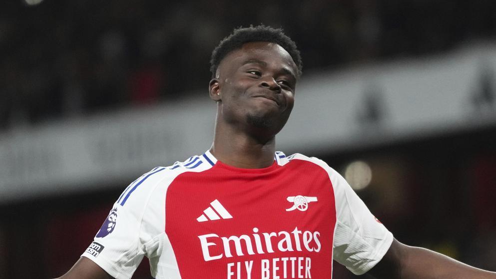 ‘EPL 1위’ 아스널, ‘핵심 공격수’ 사카와 장기 재계약