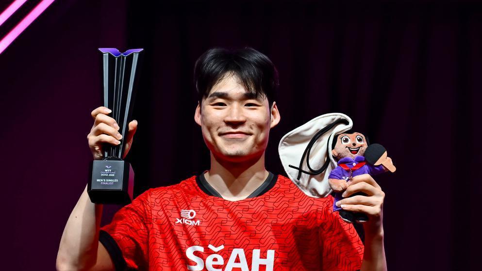 ‘챔피언스 도하 준우승’ 장우진, 남자탁구 세계랭킹 14위로 상승