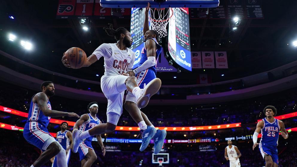 NBA 클리블랜드, 필라델피아 133-107 격파…갈랜드 부상 이탈