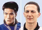 김주성(左)­마니치