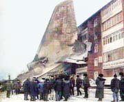 러 주택가에 떨어진 날벼락