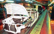 車 생산라인 “스톱”