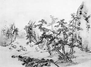 이인문의 '송계한담도'