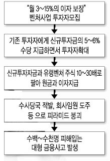 이슈추적]금융피라미드/＂벤처투자로 고배당` 환상｜동아일보