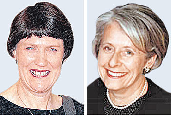 클라크 총리(사진 왼쪽)와 카트라이트 총독