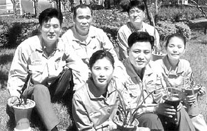 제일모직 여수사업장의 ‘난 동우회’ 회원들