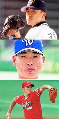 위에서부터 구자운 이승호 조규수