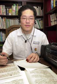 6년째 'AP뉴스 따라잡기'에 열심인골수 'AP족' 김동건군.