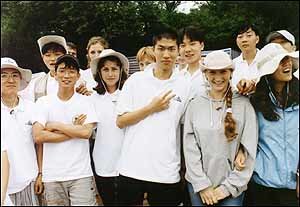 연해주 자원봉사에 나선 학생들