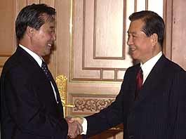 北김영성단장 접견