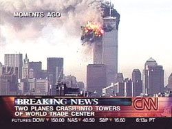 美 테러사건을 보도한 CNN