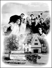 캐나다 동부지역의 포트 지리에 있는 나이아가라 크리스천 컬리지의 학교 안내 포스터