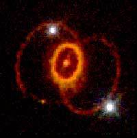 초신성 1987A의 폭발 모습