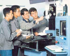 한국산업기술대 기계공학과 실습장면