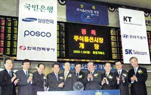 개별주식옵션시장 개장식 모습