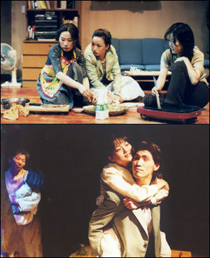 제38회 동아연극상 작품상을 공동수상한 '돌날'(위)과 '봄날은 간다'