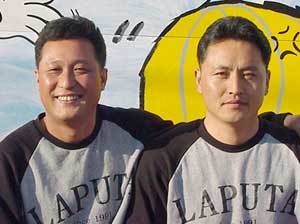 김문태(왼쪽) 서정목씨