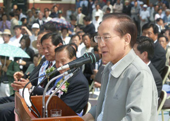 '한나라에 한표를'(사진:영주=서영수기자)